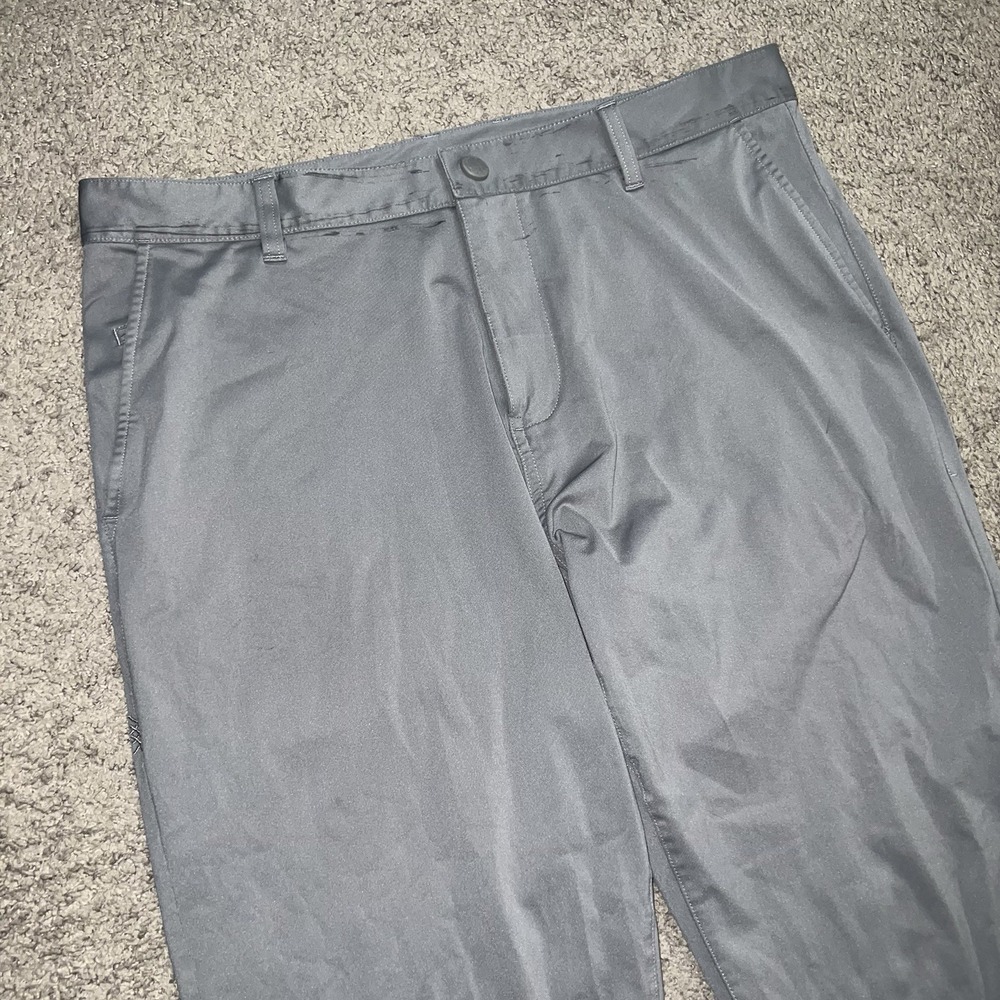 Rhone Commuter Pants Mens 35x32 Gray Slim Chino Tech